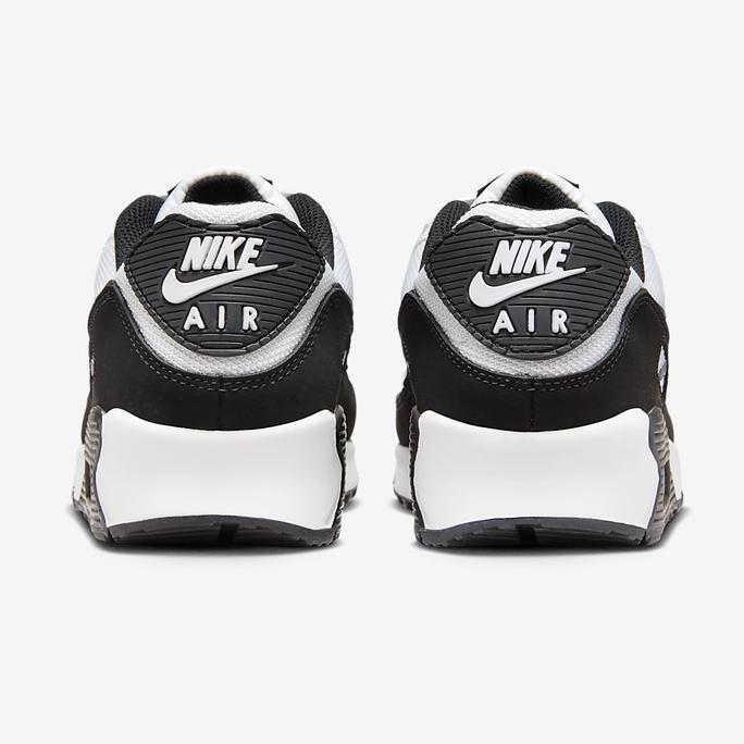 NIKE AIR MAX 90 WHITE WHITE BLACK