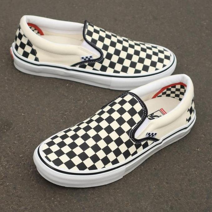 Vans skate slip on checkerboard (Resmi PT NAVYA)