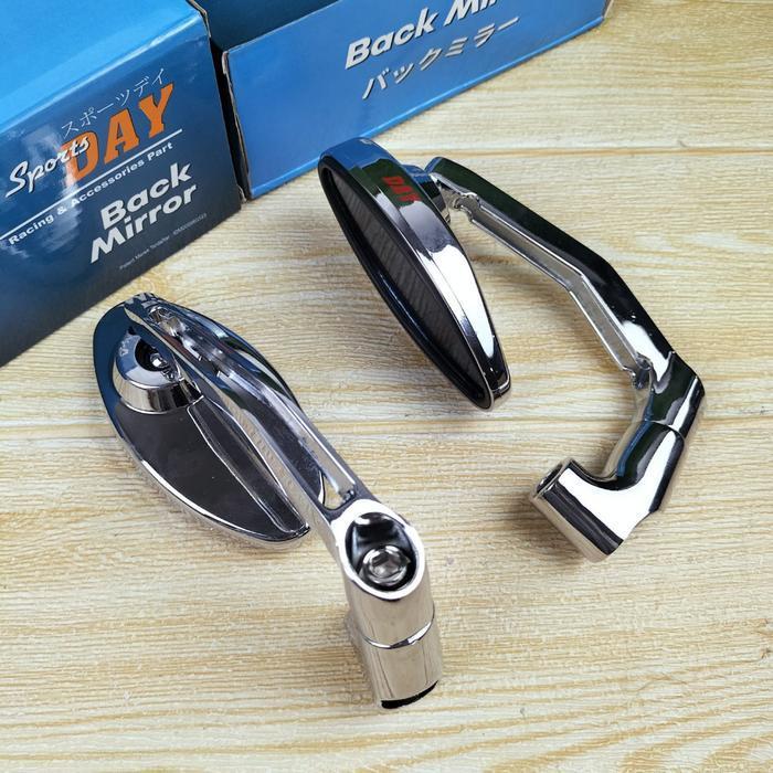 Spion Tanduk Spion Model Tanduk Model Daytona Crom Kaca Spion Day Tanduk Oval Dan Kotak Universal Mu