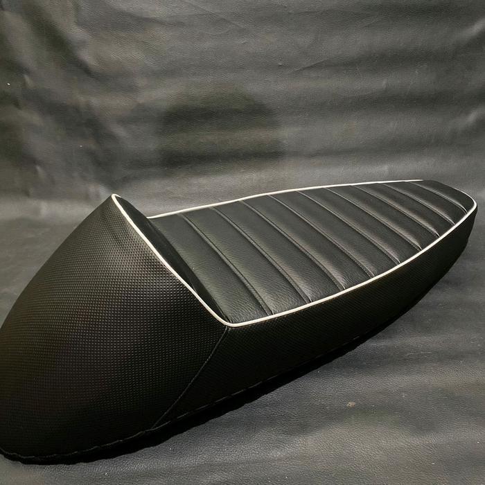 Jok Panjang Langsung Single Seat Vespa Super Sprint Vbb Model Longtail Ancilotti Racing Lokal Grade 