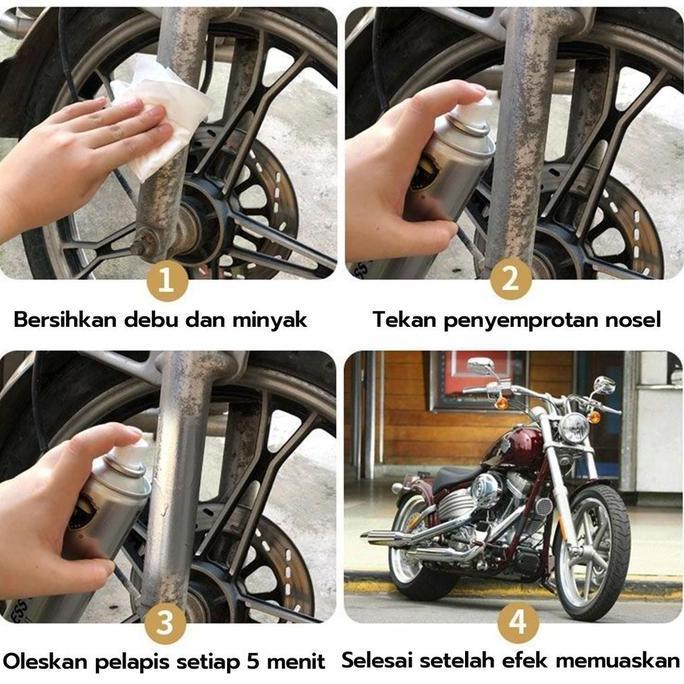 FREE ONGKIR 350 ML CHROME SPRAY PAINT / CAT CHROME /ANTI KARAT WARNA STAINLESS  / CAT SEMPROT CHROME