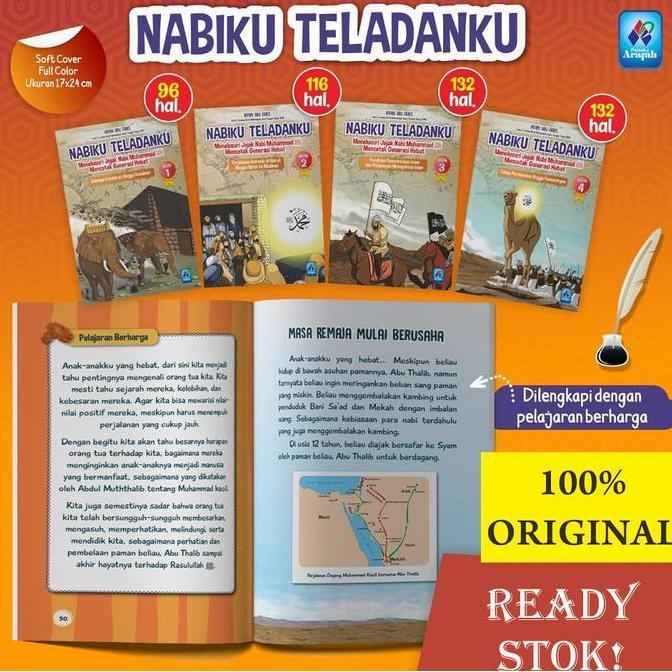 NABIKU TELADANKU Komplit 1 Set Jilid 1 2 3 4 Menelusuri Jejak Nabi PAR
