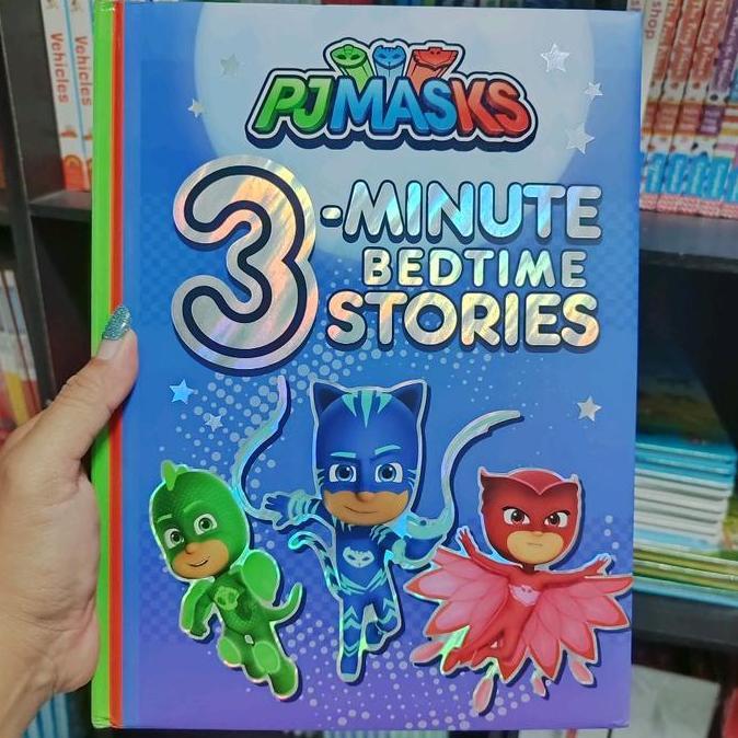 BIG BAD WOLF BOOKS 3-MINUTE BEDTIME STORIES : PJ MASKS - BUKU CERITA ANAK BBW IMPORT