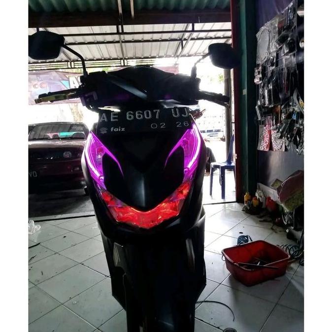 FREE ONGKIR PAKET LAMPU ALIS BEAT FI STREET DELUXE LAMPU ALIS BEAT KARBU MOTORCYCLE STOPLAMP BEAT ES