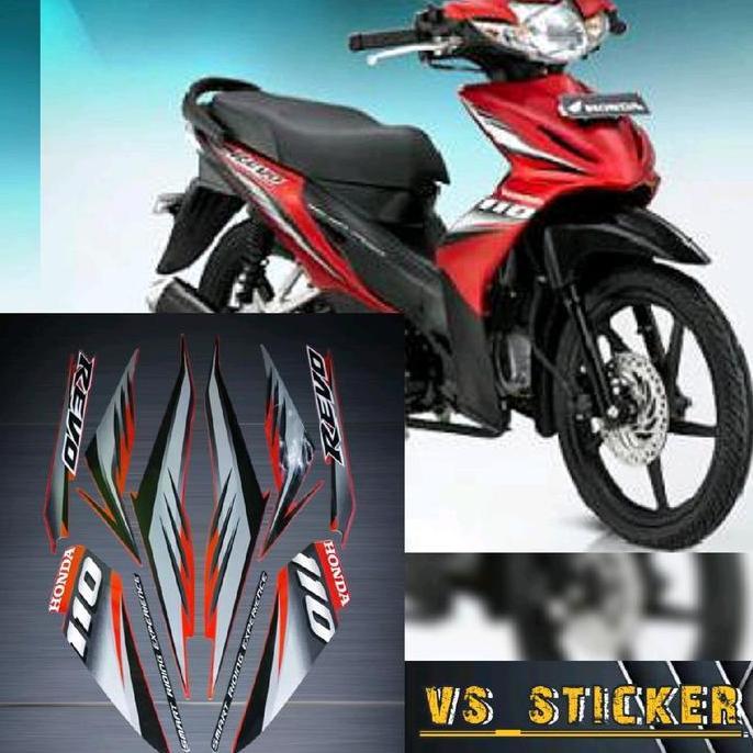 BEST SELLER STRIPING STICKER LIST REVO ABSOLUT 110 2009 KUALITAS TERBAIK MOTORCYCLE AKSESORIS