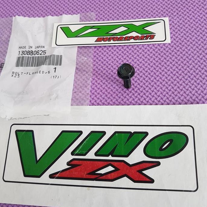 Baut Kunci 10 Bolt Flanged 6mm x 25mm Ninja RR 150 R Original Kawasaki