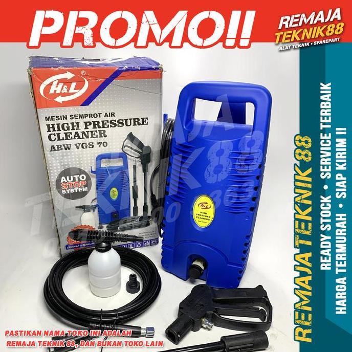 Ready ALAT STEAM CUCI MOBIL MOTOR / H&L VGS 70 / JET CLEANER PRESSURE WASHER murah