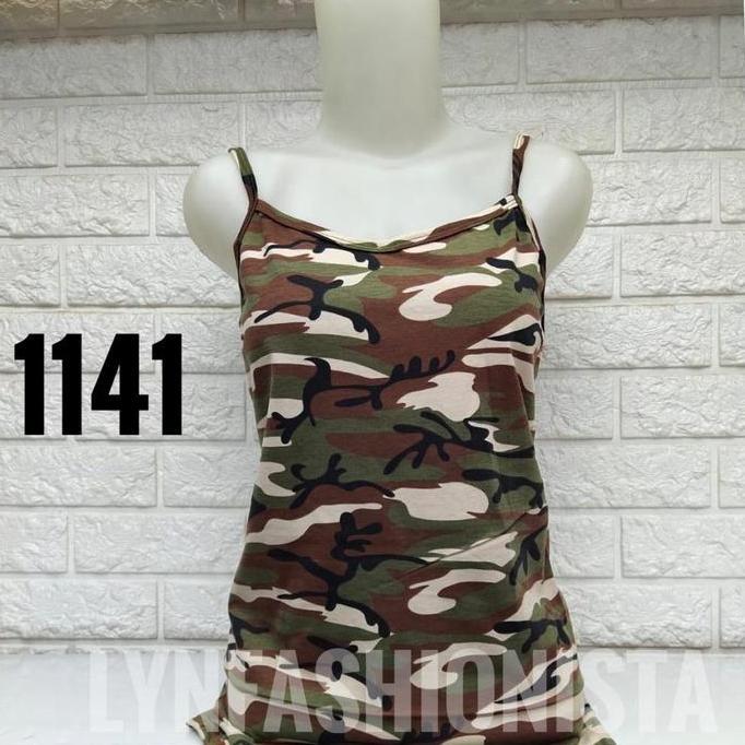 TANKTOP WANITA BAJU SENAM LORENG SPANDEK KATUN MURAH