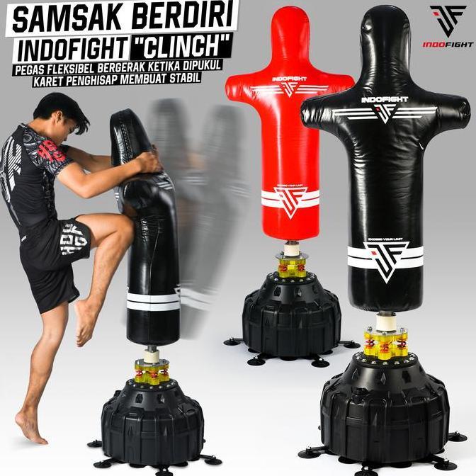 Samsak Berdiri Indofight Sansak Tinju Isi Standing Punching Bag Samsak Tinju Berdiri Samsak Berdiri 