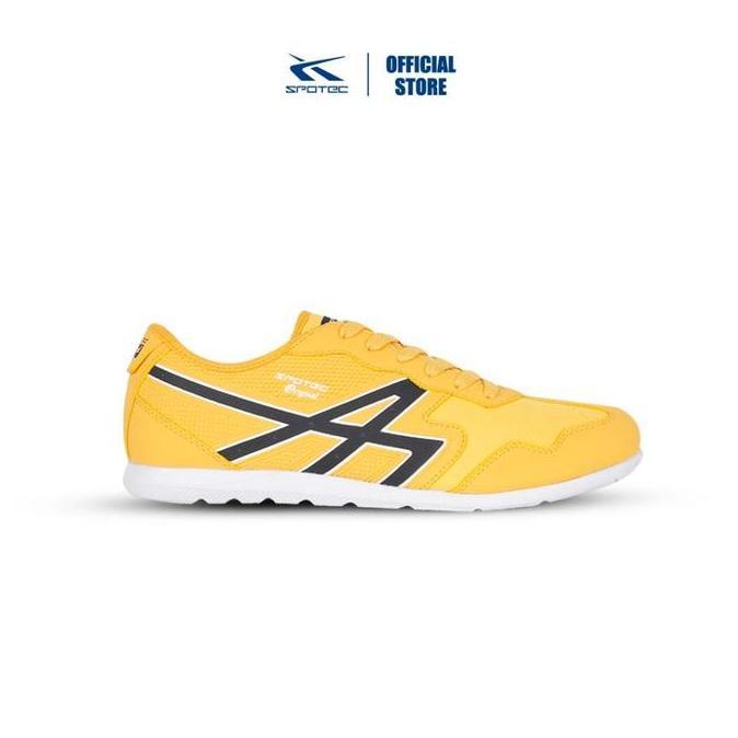 Spotec Sneakers Pother Sepatu Sneakers Pria Wanita - Kuning Hitam