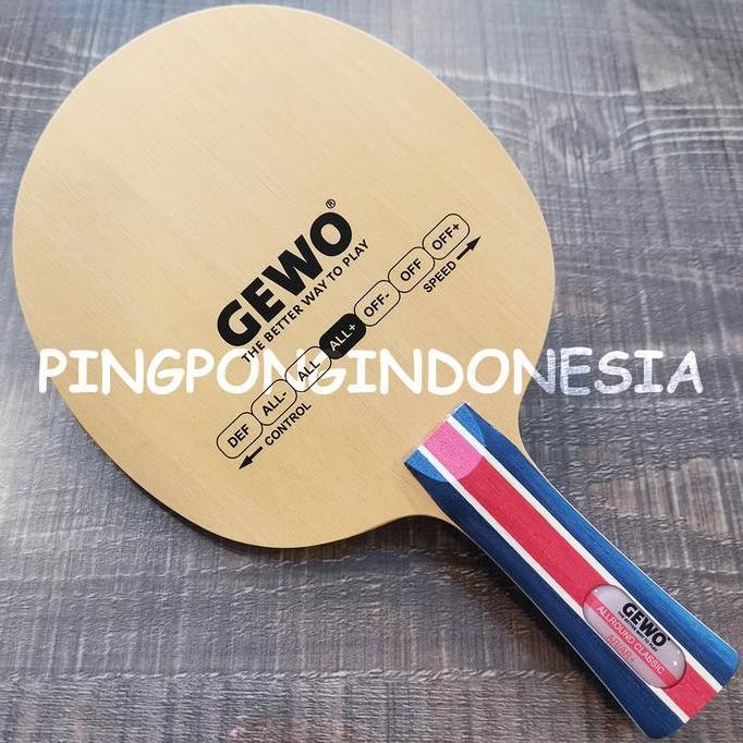 Gewo Allround Classic - Kayu Pingpong Blade Tenis Meja Bet Bat