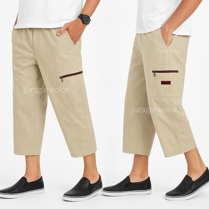 Celana Panjang Sirwal Cargo Pangsi Pria cingkrang laa isbal Bawahan Muslim