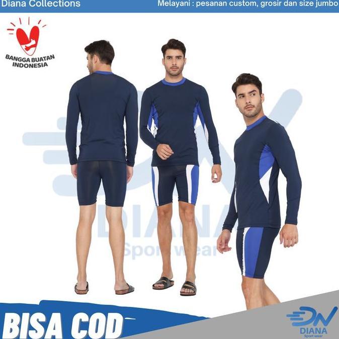 Setelan Baju Renang Pria | Setelan Renang Cowok Set Pria | Set Renang Pria Jumbo | Setelan baju rena