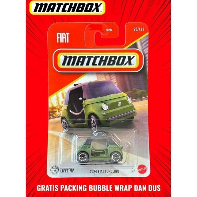 Matchbox 2024 Fiat Topolino Hijau Tua 93BK