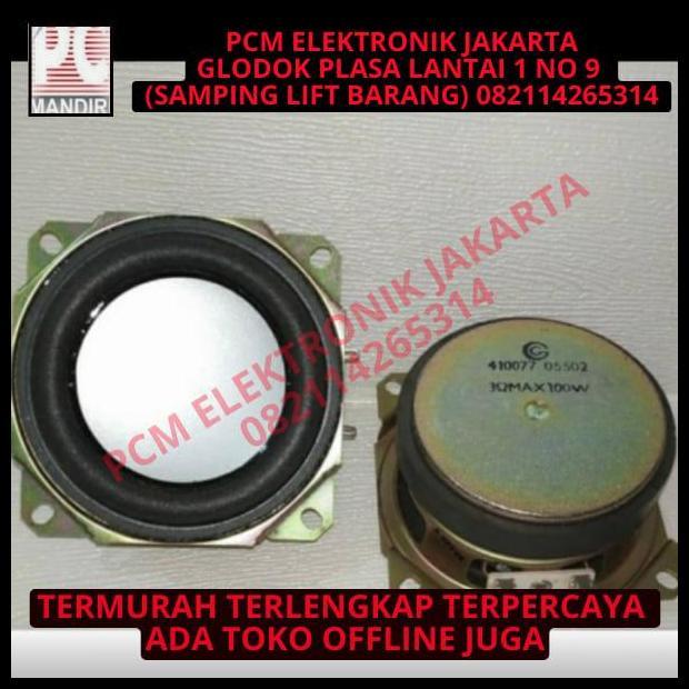 DISKON SPEAKER SPEKER 3INCH 3 INCH WOFER MAGNET BESAR BUAT MP3 BOX 1SET 2PC