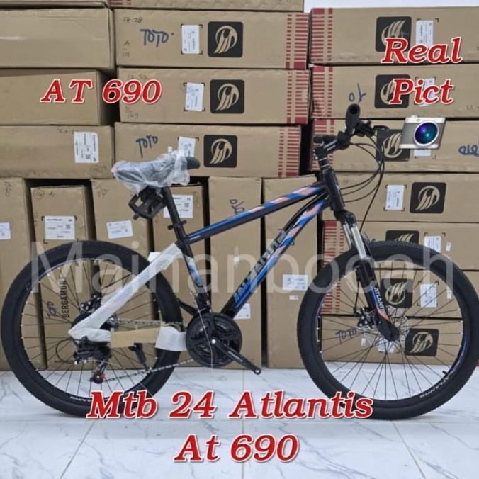 Terbaru Sepeda Gunung Mtb 24 Atlantis At690 Realpict