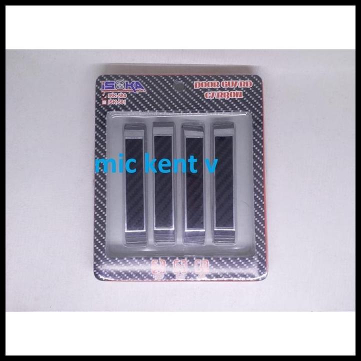 DISKON DOOR GUARD PELINDUNG PINTU CARBON MOBIL AGYA/AYLA