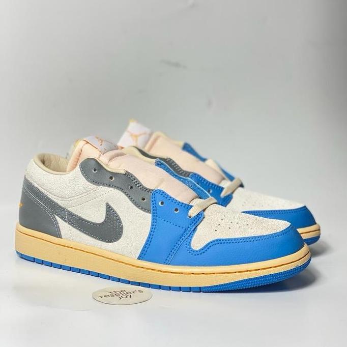 Nike Air Jordan 1 Low Vintage Unc Grey Tokyo 96 (100% AUTHENTIC)