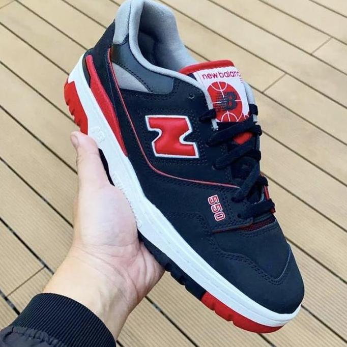 New Balance 550 Dark Red (not Jordan Off White Air Force) - 100% Authentic Orinal Guaranteed