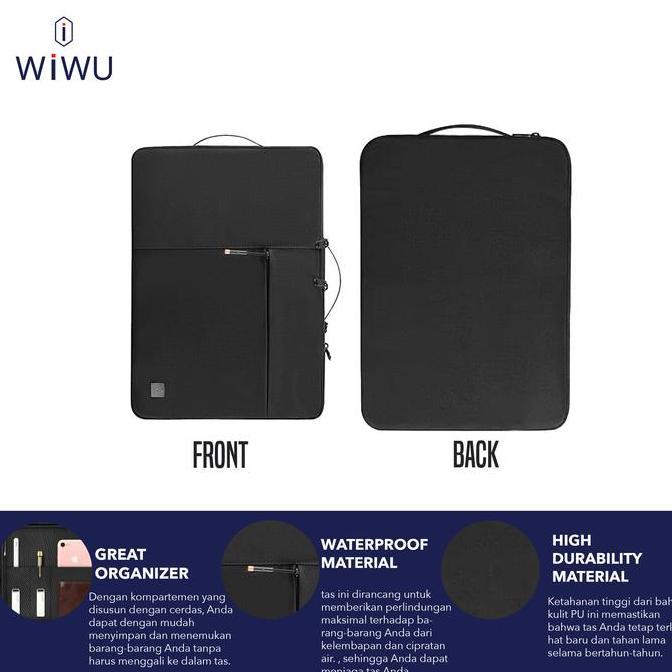 WiWU Alpha Double Layer Sleeve Laptop Bag