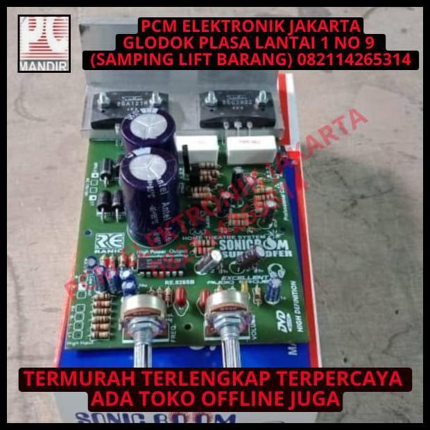 TERLARIS KIT POWER AMPLIFIER AKTIF SUBWOOFER SUBWOFER RANIC SONIC BOOM SANKEN 