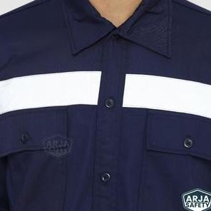 ARJA SAFETY [ FREE LOGO K3 & BENDERA ]  Setelan Safety K3 Lengkap | Setelan Drill Premium | Setelan 