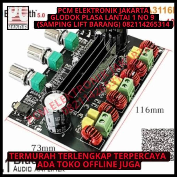 TERMURAH KIT MODULE POWER AMPLIFIER SUBWOOFER AKTIF TPA3116D2+BLUETOOTH 
