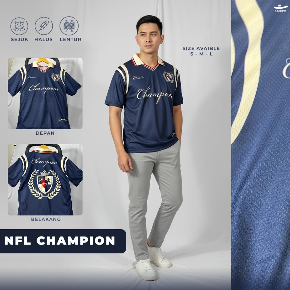 Gudara - Oversized Rugby Jersey Champions Lengan Pendek Unisex