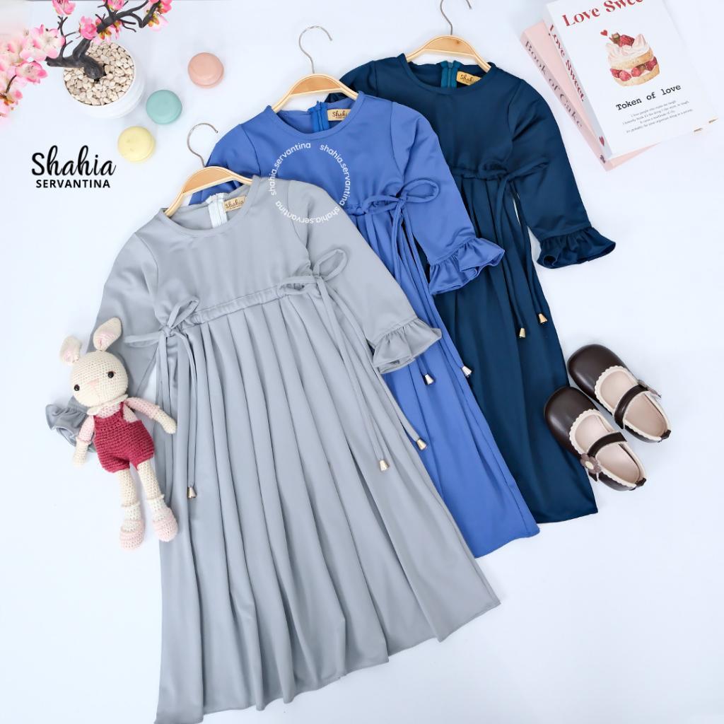 Shahia Servantina - [Satu Set Jilbab] Zivana Set Dress Gamis Anak Perempuan