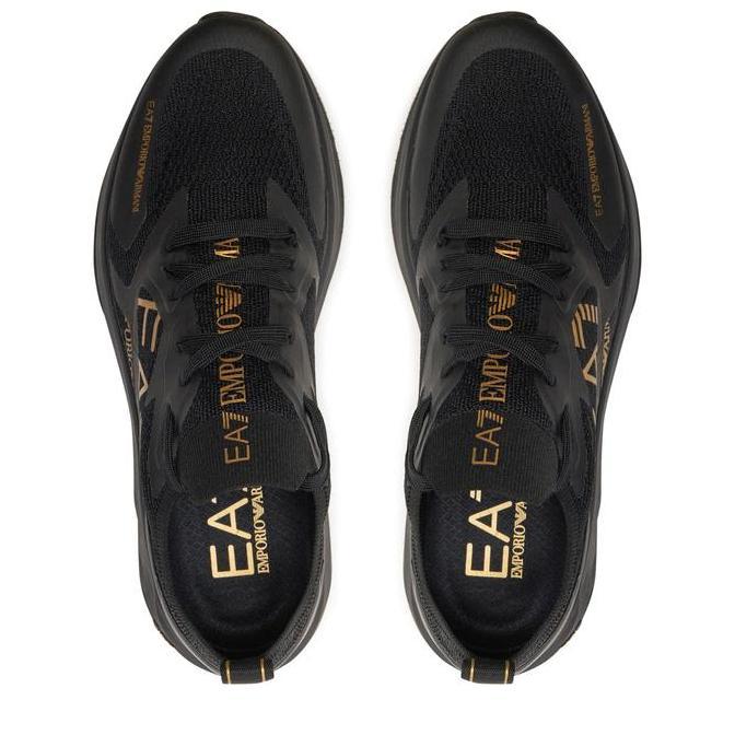 SNEAKERS PRIA ARMANI EMPORIO EA7 EVO BLACK GOLD ORINAL AUTHENTIC