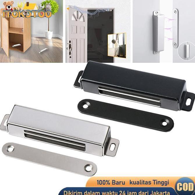 Homefix- 10Cm Magnet Pintu Lemari Magnet Pintu Kamar Mandi Door Closer Magnet