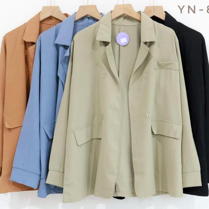 Sienna Blazer Outer Korean Wanita  - Blazer Outfits Hijab