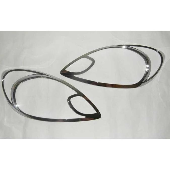 Garnish  / Garnish / List Lampu Depan Honda Brio - Chrome HEMAT