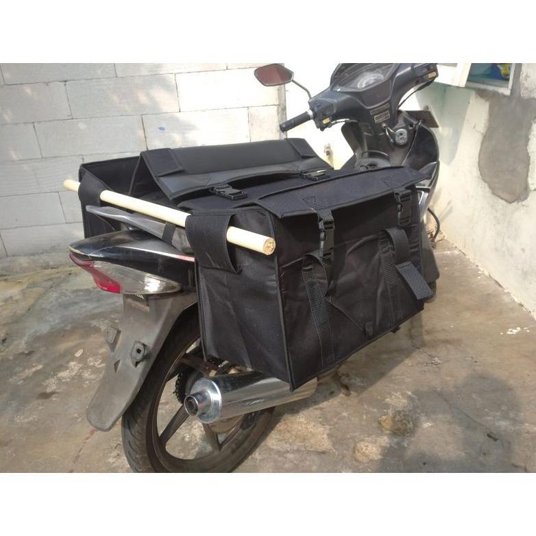 TERBARU` TAS MOTOR TAS KERANJANG MOTOR ANTI AIR TAS OBROK MOTOR KRONJO MOTOR TAS KURIR ANTI AIR