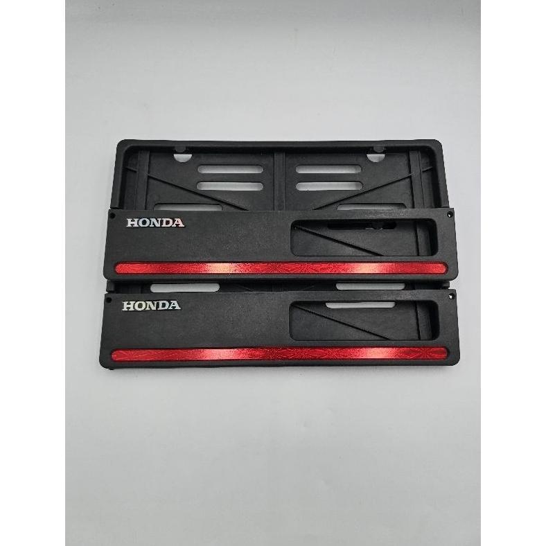 TERMURAH` DUDUKAN PLAT NOMOR MOTOR LIST NYALA PLUS STIKER HOLOGRAM HONDA VARIASI COVER PLAT NOMOR UN