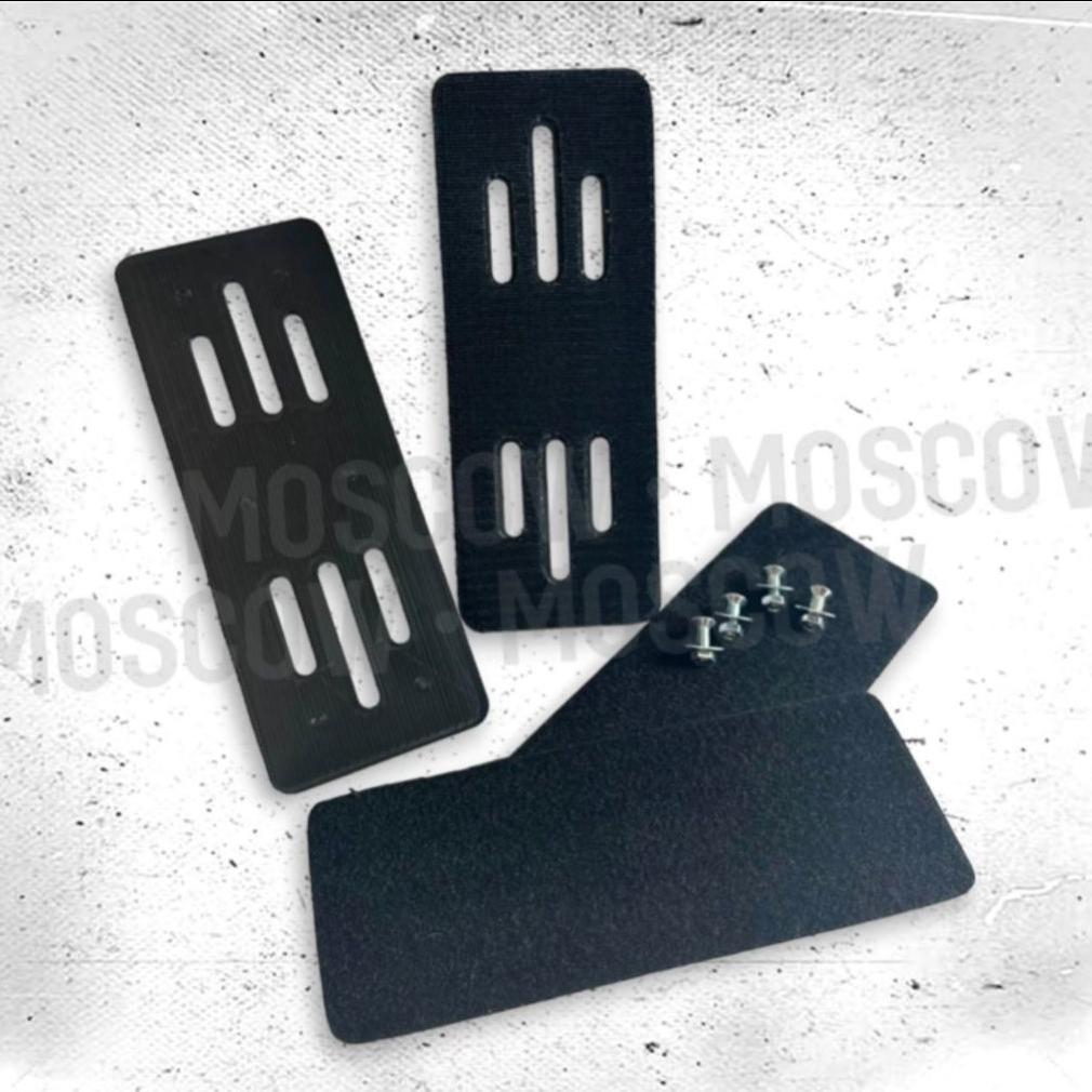 OFFICIAL` FRAME PLAT NOMOR UNIVERSAL Set 2pcs Sepasang Depan Belakang + Baut / FRAME PLATE TEMPEL Fr