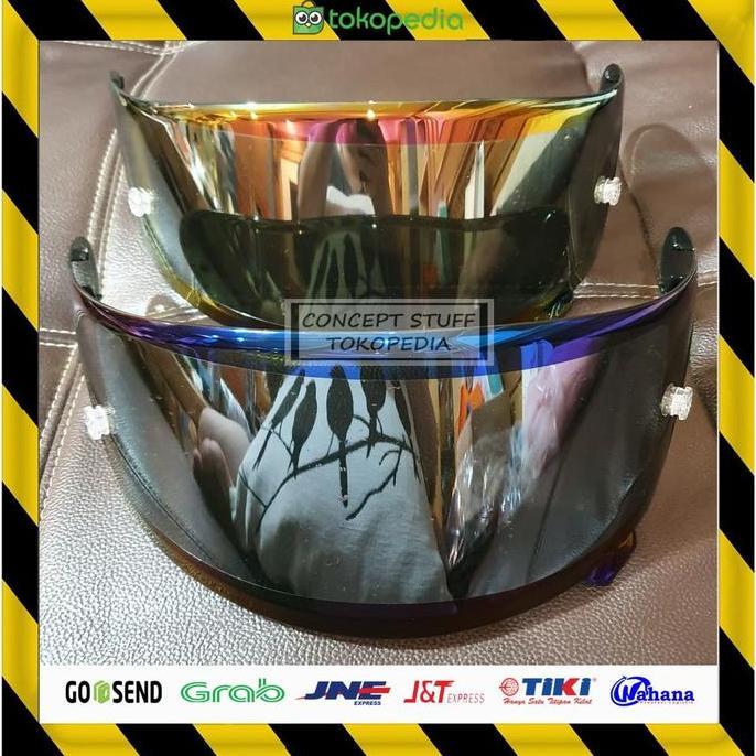 '' VISOR HELM SHOEI IRIDIUM X14 VISOR SHOEI X14 IRIDIUM KACA HELM SHOEI *