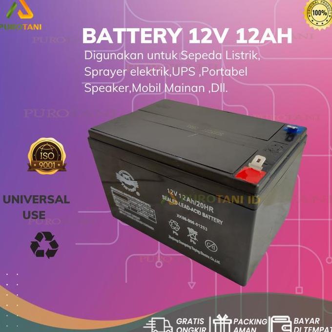 Aki Baterai Sprayer Elektrik Sinleader 12 Volt 12 Ah