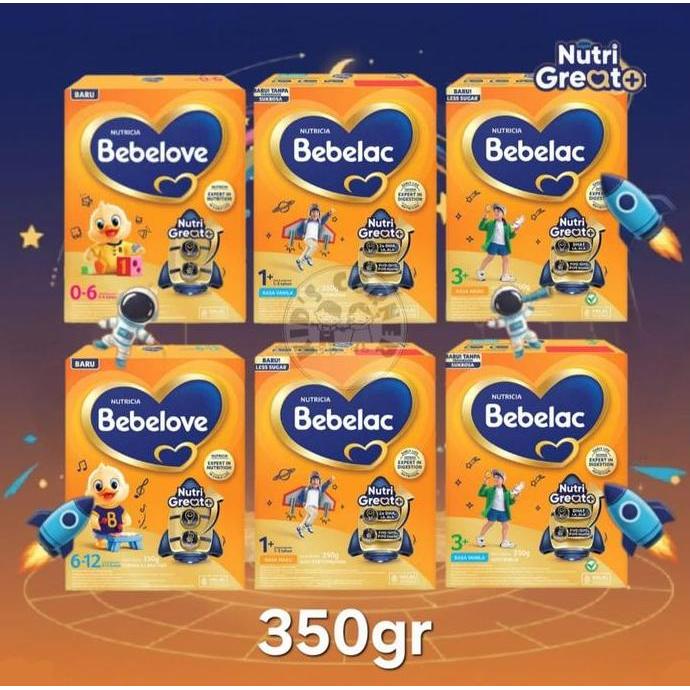 Cod,Bisa- Bebelac /Bebelove 0-6  6-12  1+ 3+ Vanila/ Madu 350Gr Soya0-6 170Gr / 6-12 360Gr Susu Pert