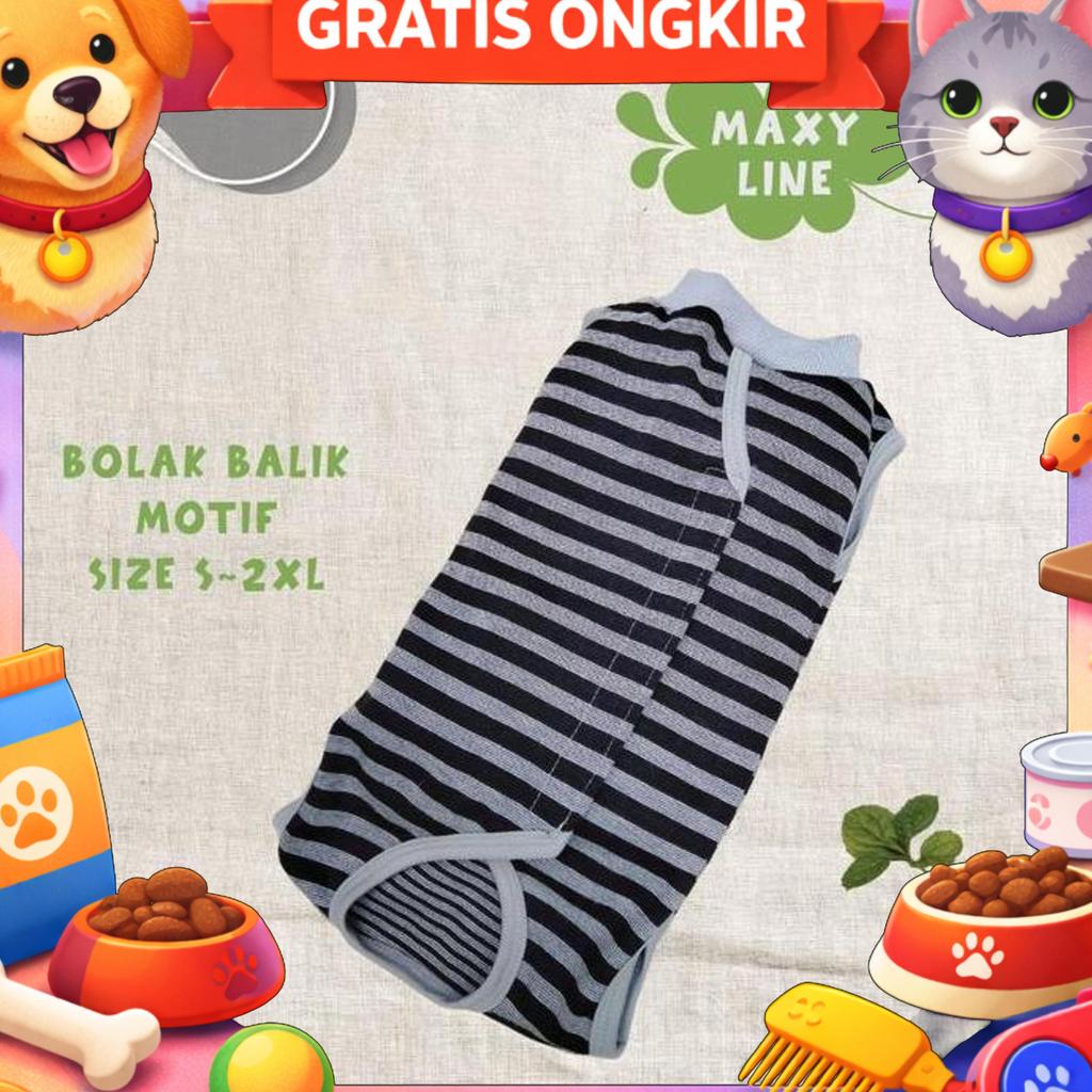Baju Steril Kucing Anjing Betina Jantan Untuk Recovery Pasca Operasi