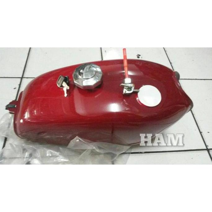 TANGKI CB + KRAN + TUTUP TANGKI CB 125 ATAU CB 100 ORIGINAL DAN TERPERCAYA