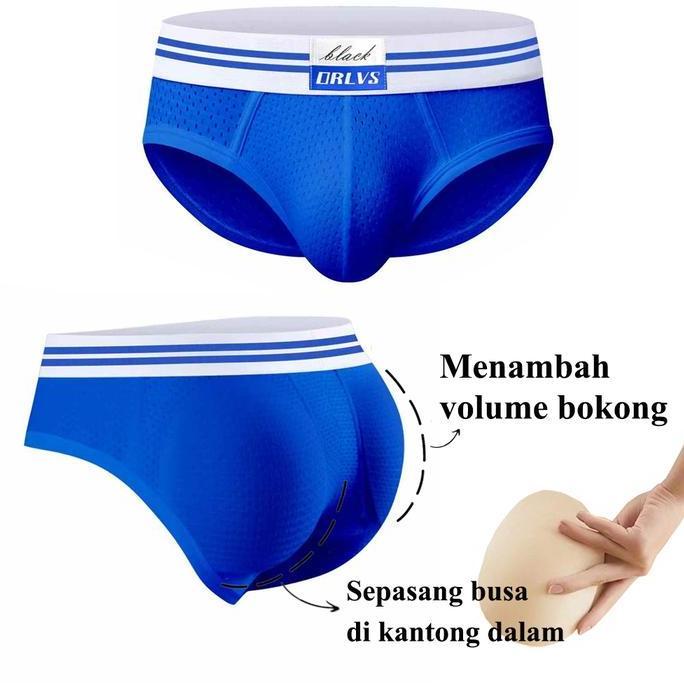Cod,Bisabanget- Orlvs Celana Dalam Pria Busa Bokong