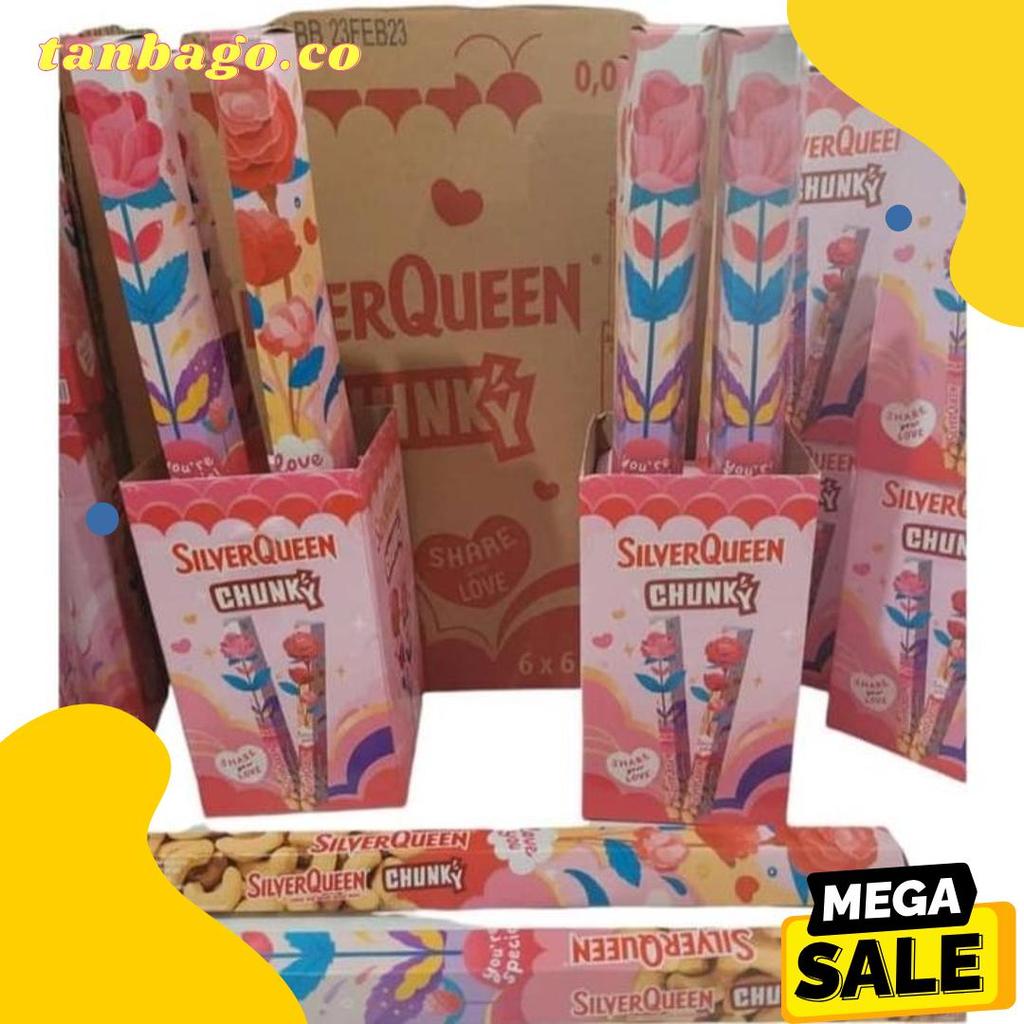 Gift Coklat Silverqueen Chunky Bar Besar// Silverqueen 52Gr, 90Gr  // Coklat Valentine// Hampers Poc