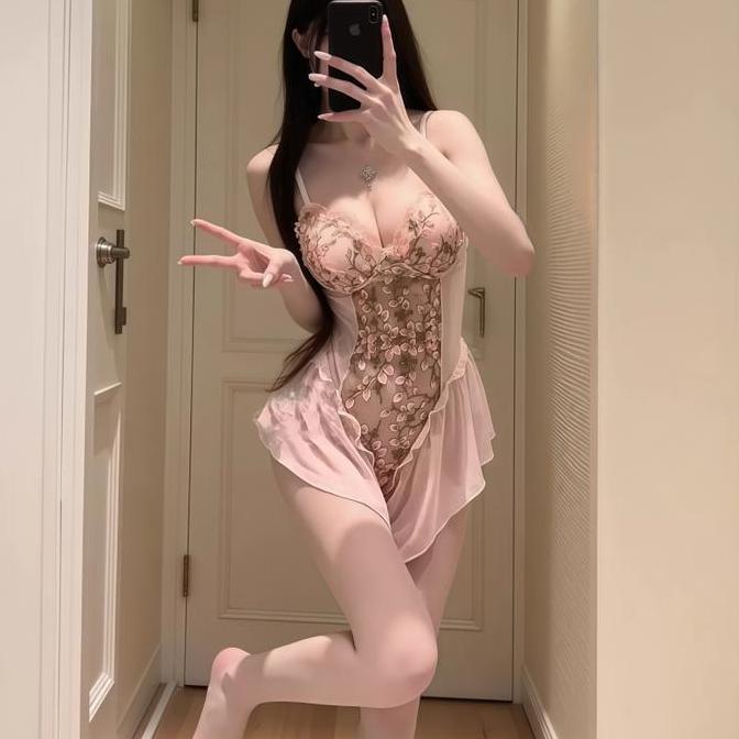 Promo Sexy Lingerie Dress Transparan Baju Tidur Lingerie Wanita / Lingerie Sexy Wanita / Baju Tidur 