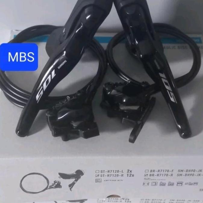 Ready BRIFTER SHIMANO 105 R7120 DISC BRAKE 2X12SPEED MEKANIK