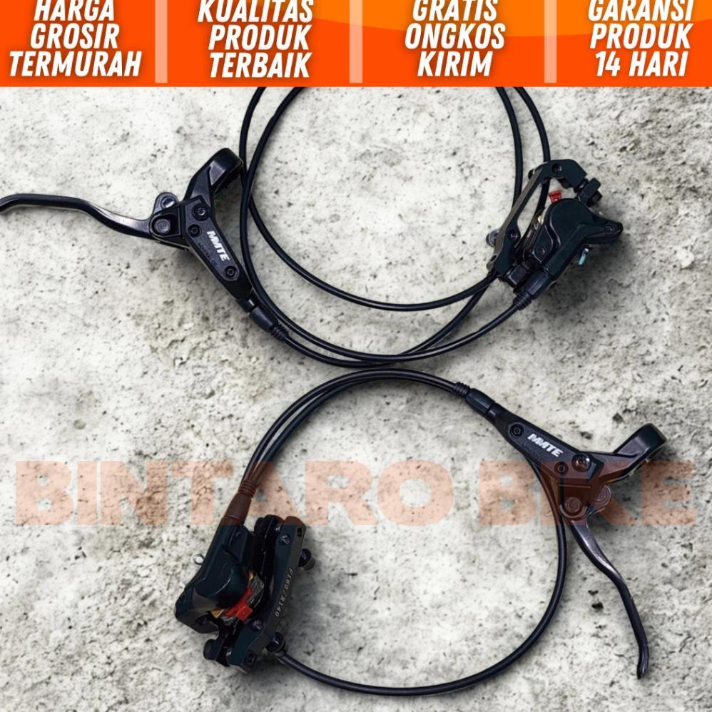 2 SET Rem Hidrolik Sepeda MMTE KANAN & KIRI Hydraulic Disc Brake  Rem Cakram Hidrolik Sepeda Lipat G