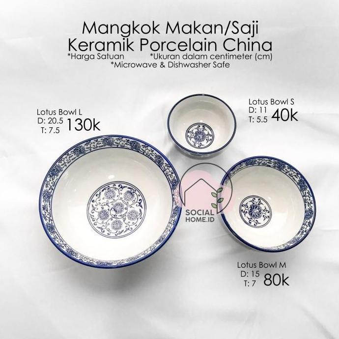 Thebest- Tray Mangkok Mangkuk Nampan Saucer Makan Keramik China Porcelain Motif