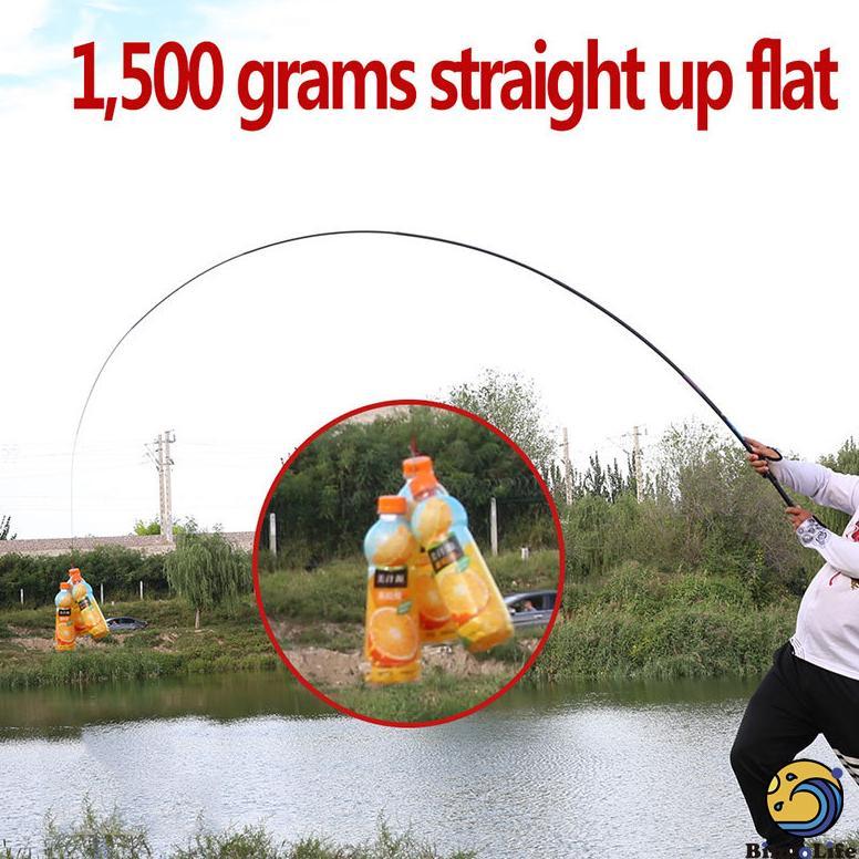 Bestone- Tegek 720 Carbon Joran Pancing Telescopic 585cm Pancing Murah Kaku