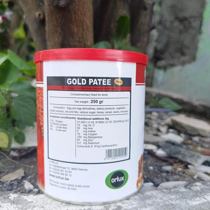 Tqs Gold Patte Red Atau Red Patte Pakan Burung Import Untuk Kenari Merah Dan Bisa Untuk Ef Lovebird