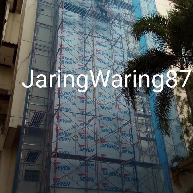 polynet hitam 10m.Jaring proyek.Safety net.